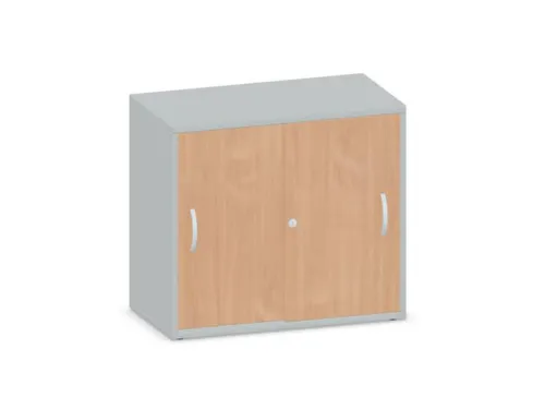 Schuifdeurkast 720x800x430mm Romp Lichtgrijs Decor Front Beuken