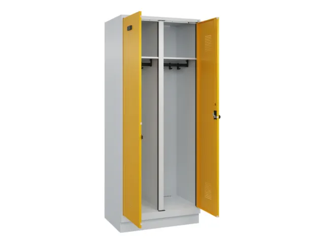 locker voor scheiding van kleding,HxBxD 1950x800x500mm,2vak