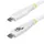 2 Meter USB4 Kabel USB-IF Certified USB-C Wit