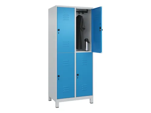 dubbeldekse locker,HxBxD 1950x800x500mm,2x2vak.,vak B 400mm