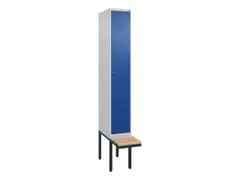 locker voor scheiding van kleding,HxBxD 2120x300x815mm,1vak