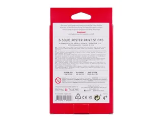 Verfstift Bruynzeel Kids assorti basis 6 stuks - 4
