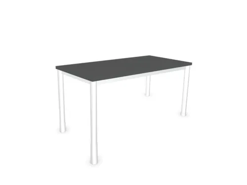 In hoogte verstelbaar bureau,HxBxD 720-840x1200x600mm,MS-donkergrijs