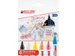 Viltstift edding 95 glasbord assorti incl wit en zwart