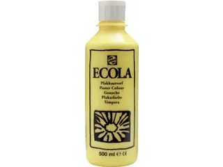 Plakkaatverf Ecola Flacon van 500 ml Citroengeel - 1