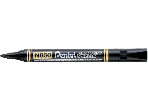 Pentel N850-A Permanent marker Ronde punt 4,2mm Zwart