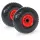 Lekvrije PU-wielen 260 x 85 mm 2 stuks