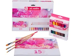 Schilderset Talens Art Creation acrylverf à 16-delig roze