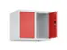 opzetkast,v. locker,2vak.,vak B 300mm,HxBxD 500x600x500mm,vleugeldeur