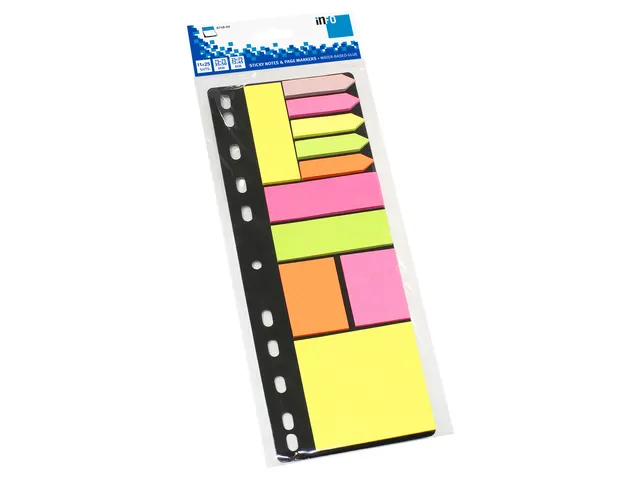 Info Sticky Notes 3 Assorti kleuren diverse formaten