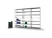 rayonnage modulaire,rayonnage départ,HxlxP 3000x1360x535mm