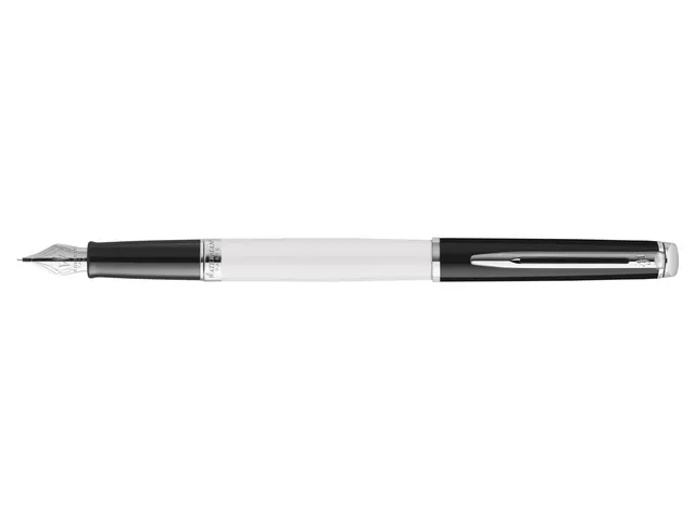 Vulpen Waterman Hémisphère Colour Blocking black en white CT fijn