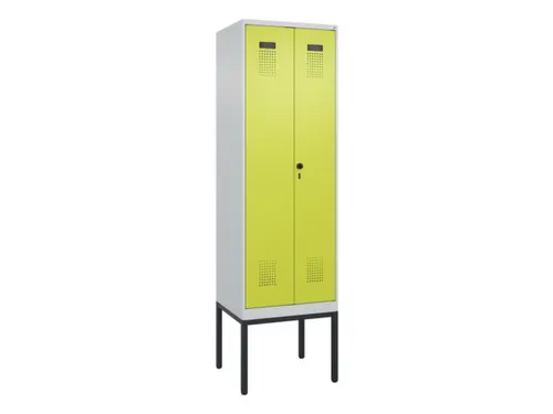 locker voor scheiding van kleding,HxBxD 2120x600x500mm,2vak