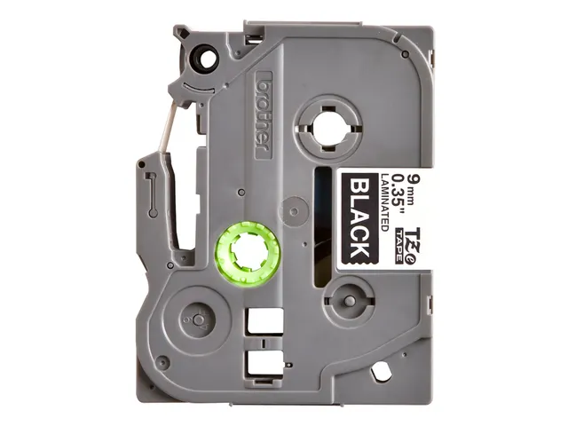 Ruban de lettrage Brother P-Touch TZe-325 standard 9mm blanc sur noir