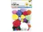 Pompon Folia 30 stuks diverse kleuren en afmetingen 30 stuks