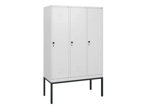 locker,HxBxD 1950x1200x500mm,3vak,vak B 400mm,draaigrendel