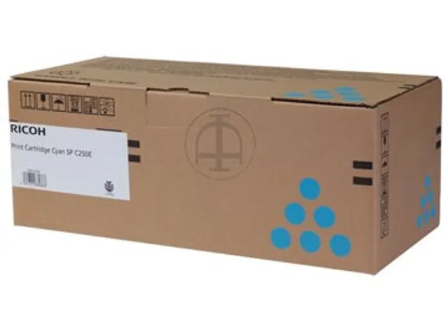 toner SPC250E, 1.600 pagina's, OEM 407544, cyaan
