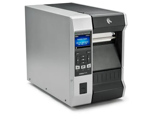 Zebra Labelprinter ZT610 Color Display, 203dpi, Wi-Fi, Bluetooth
