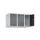 opzetkast,v. locker,3vak.,vak B 300mm,HxBxD 500x900x500mm,cilinderslot