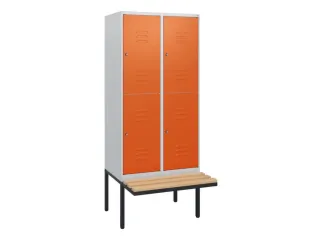 Dubbeldekse dekenkist,HxBxD 1950x800x815mm,2x2vak.,vak B 400mm - 1