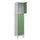 lockerkast,HxBxD 1950x400x500mm,1x3vakken,vak B 400mm,cil.-slot,voeten