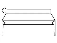 Envelop Akte Venster C5/6 114x229mm Venster Rechts Zelfklevend