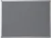 Tableau Textile Cadre Aluminium 60x90cm Gris