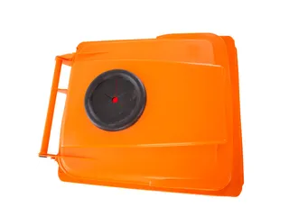 Container met rozet 240 Liter Oranje - 2