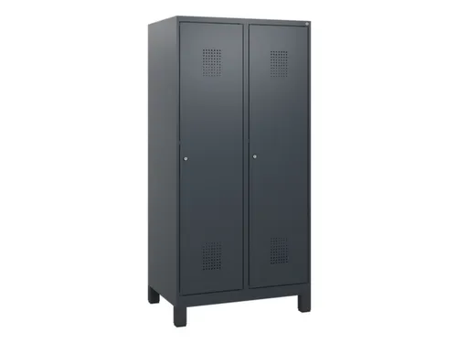 schoollocker,HxBxD 1630x800x500mm,2vak,vak B 400mm,cil.-slot,voeten