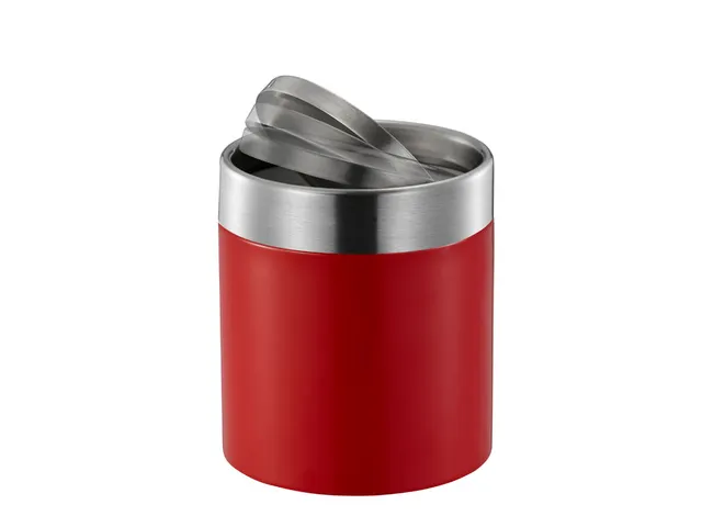 Fandy Tafelafvalbak Rood Mat RVS