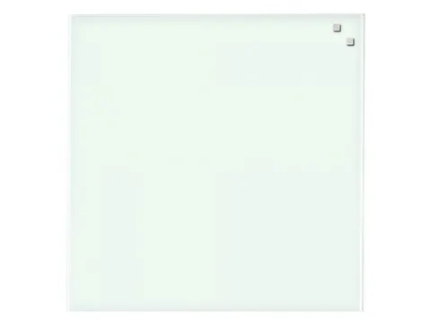 Glasmagneetbord Naga 45x45cm wit