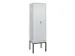 locker voor scheiding van kleding,HxBxD 2120x600x500mm,2vak