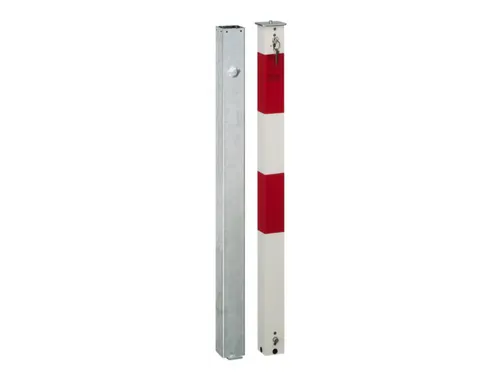 Verdwijnende Afzetpaal Aluminium H 900Mm Vierkant 70X70Mm Bodemhuls