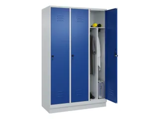 locker voor scheiding van kleding,HxBxD 1950x1200x500mm,3vak - 3