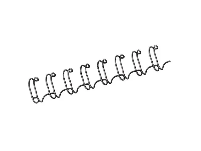 Draadrug Fellowes 6mm 34-rings A4 zwart 100stuks