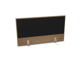 opzetpaneel,v. bureau,aanbouw achter,B 1000mm,NT-cherry,BN8033-zwart - 1