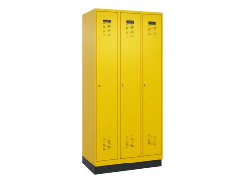 locker voor scheiding van kleding,HxBxD 1950x900x500mm,3vak