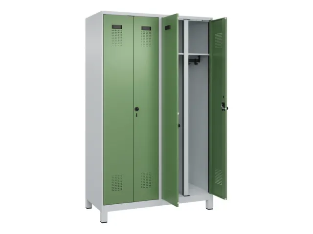 locker voor scheiding van kleding,HxBxD 1950x1200x500mm,4vak