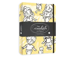 Schetsboek CreaChick Chibi Yellow 108 pagina's 200 gram