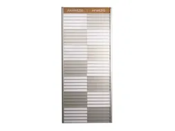 Menoor In-Uit bord 35 namen Aluminium Aanwezig/Afwezig Houtlook