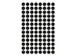 Etiquette Avery Zweckform 3009 Rond 8mm Noir 416 pcs