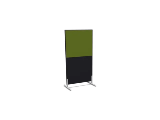 scheidingswand,HxB 1545x800mm,CC-zwart,BN7048-groen