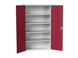 universele kast,HxBxD 2000x1300x550mm,4xStalen bodem,draaigrendelslot