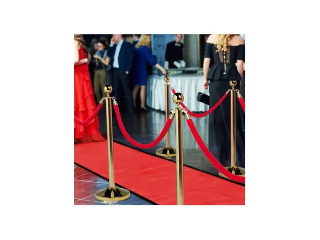 Poteau Securit 100cm avec socle doré