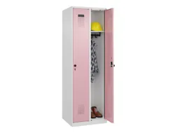 locker,HxBxD 1850x600x500mm,2vak,vak B 300mm,draaigrendel