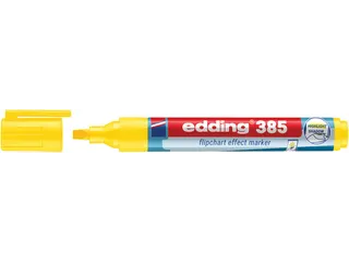 Edding 385 Flipchart effect marker Geel - 4