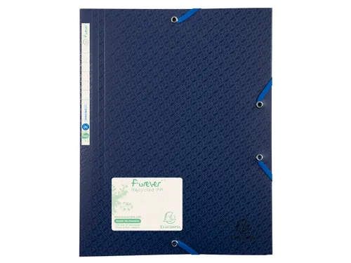 Elastomap 3 kleppen polypropyleen 7/10de Forever PP - A4-Geassorteerd