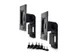 Dual Monitor Tilt Pivot Kit Black