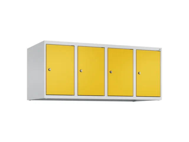 opzetkast,v. locker,4vak.,vak B 300mm,HxBxD 500x1200x500mm