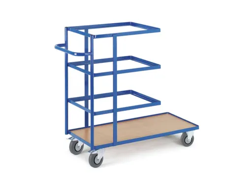 verzamelwagen,draagverm. 150kg,4etage(s),laadvl. LxB 630x470mm,RAL5010